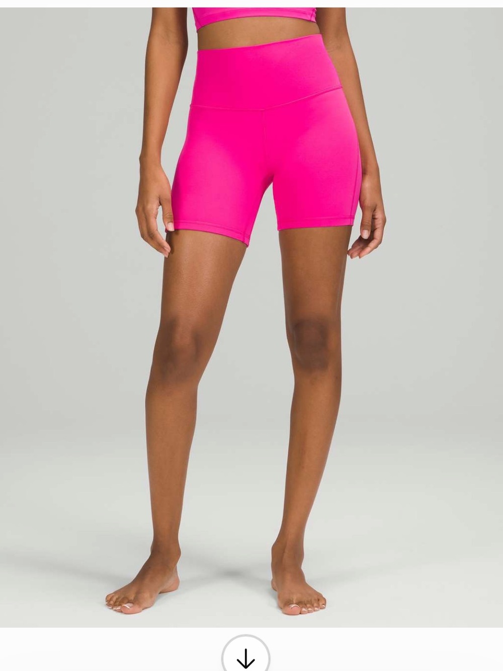 Lululemon 6” High-Waist pink Women’s Active Shorts